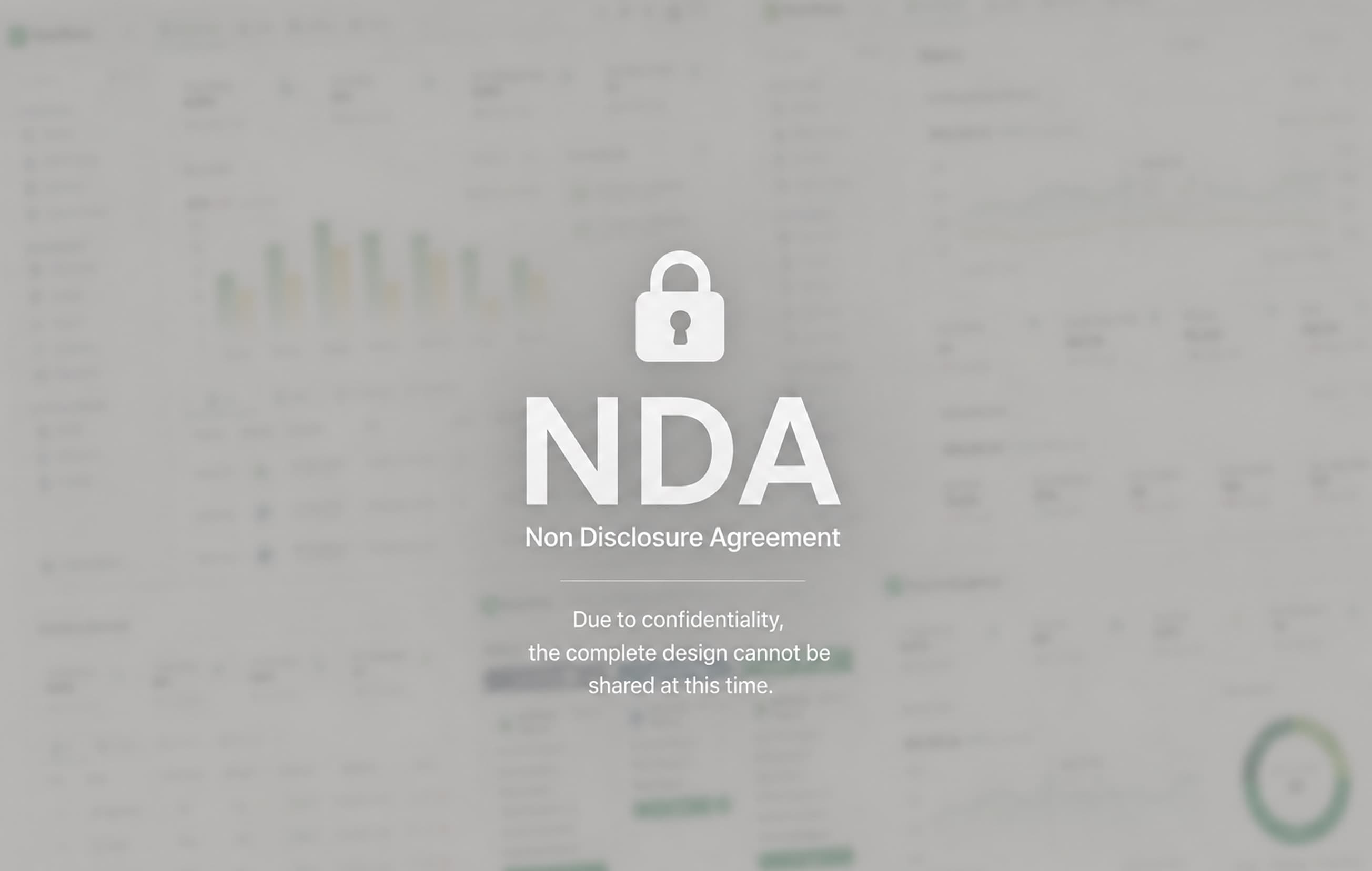 NDA — due to confidentiality, the complete design cannot be shared at this time